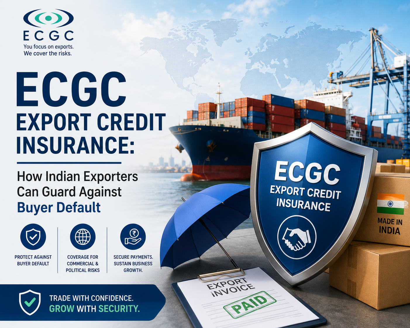 ECGC Export Credit Insurance: How Indian Exporters Can Guard Against Buyer Default